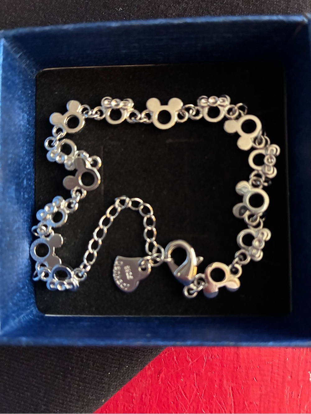 925 Silver Dankadi Mickey Charm Link Bracelet